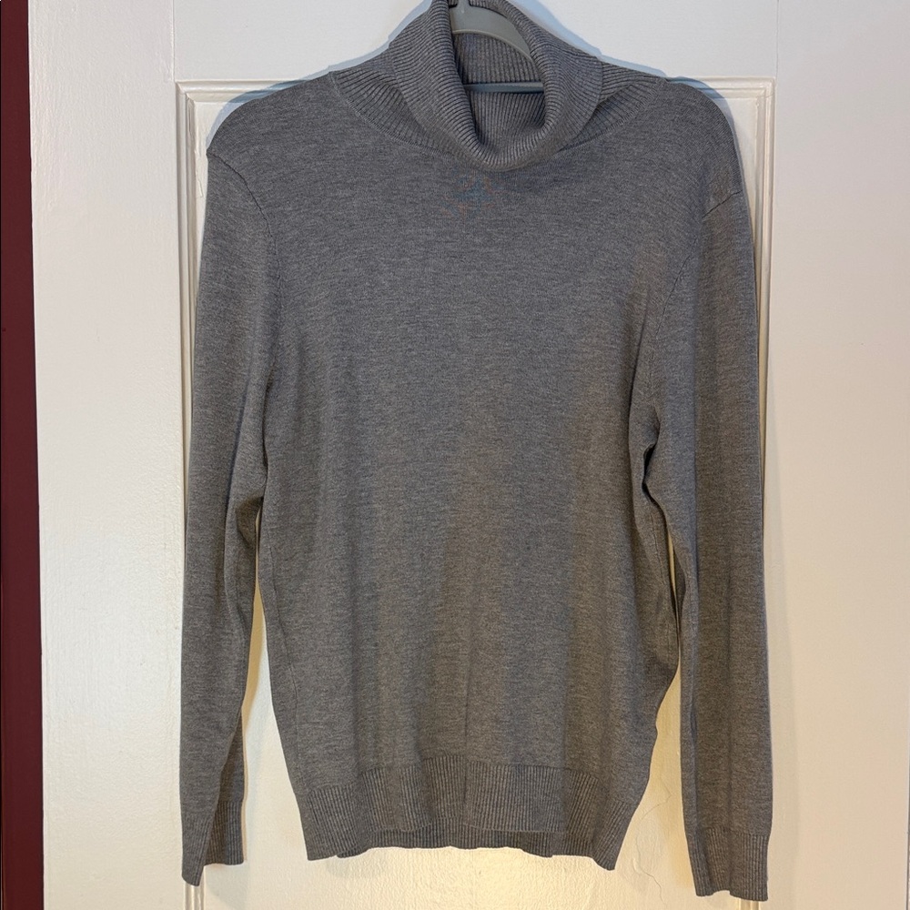Calvin Klein Gray Turtleneck Sweater